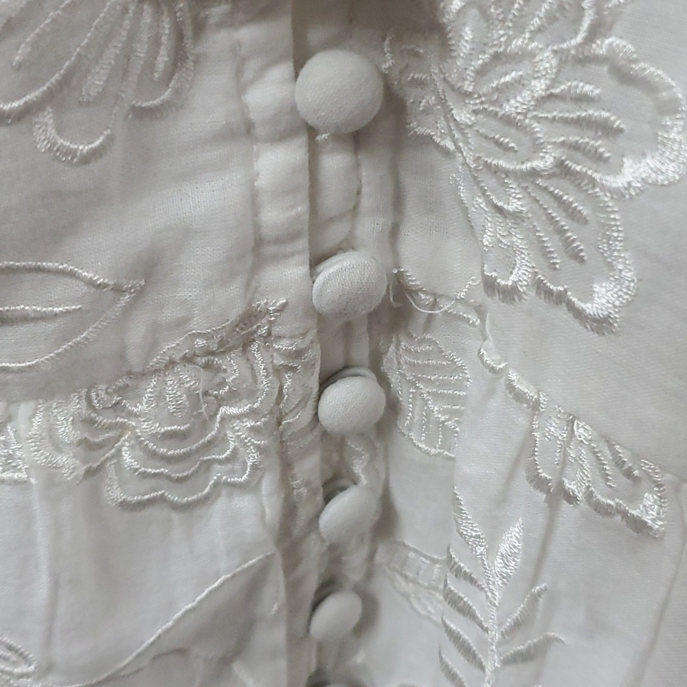 Alice + Olivia Stori White Cotton Sundress 6 NWT - Picture 9 of 10